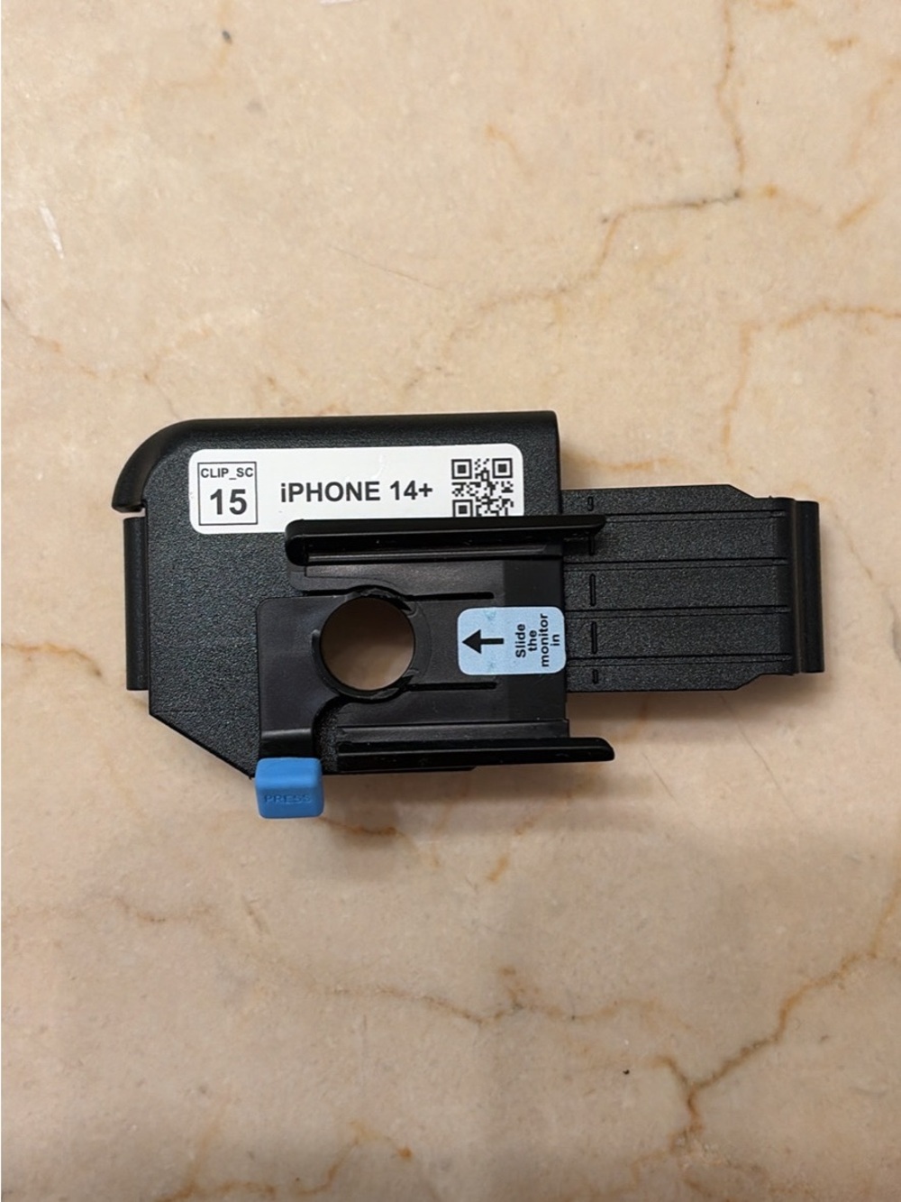 Inito device clip for iPhone 14 Plus
